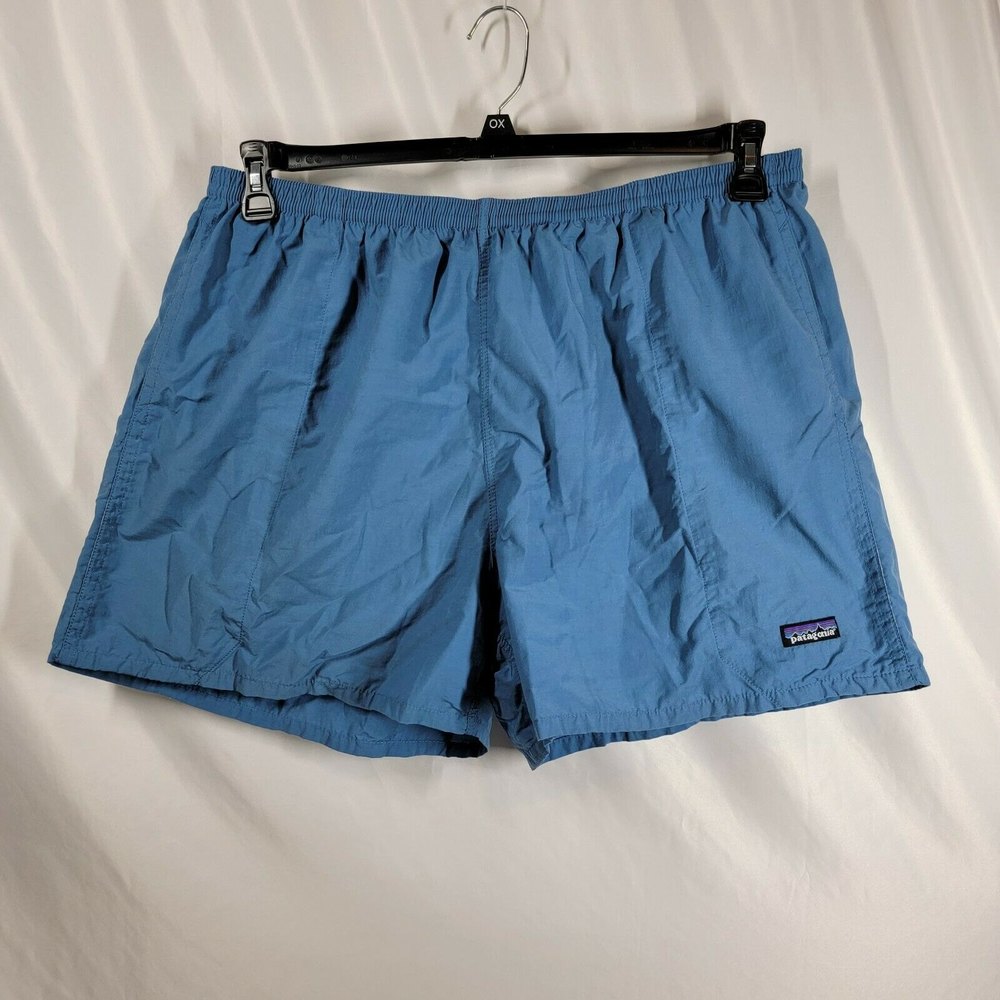 Patagonia Swim Trunks Shorts Mesh Lined Mens Size XXL Blue Pockets VGC
